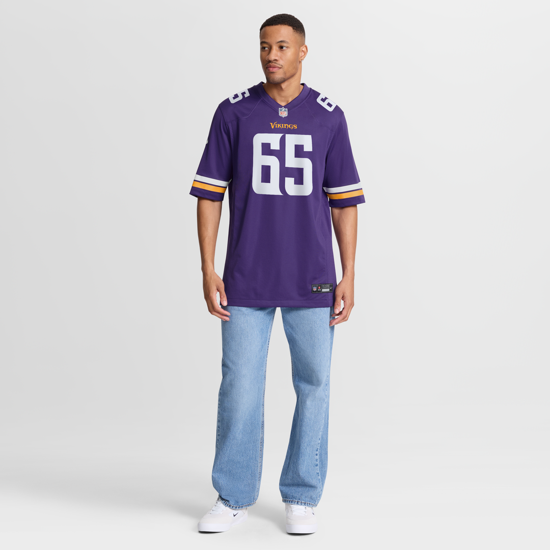 Minnesota Vikings Michael Jurgens Nike Purple Game Jersey