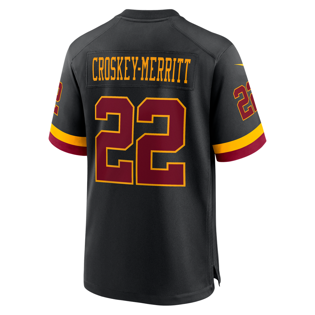 Washington Commanders Jacory Croskey-Merritt Nike White Game Super Bowl Era Jersey