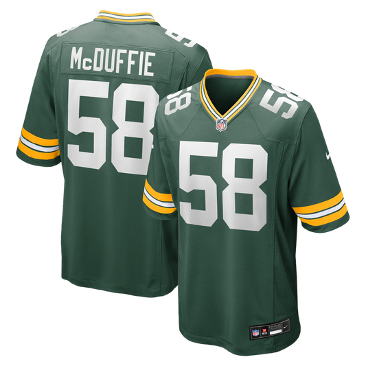 Green Bay Packers Isaiah McDuffie Nike Green Game Jersey