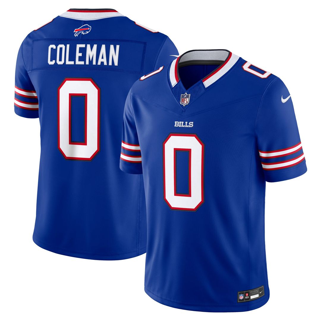 Buffalo Bills Keon Coleman Nike Gray Nickel City Vapor F.U.S.E. Stitched Limited Jersey
