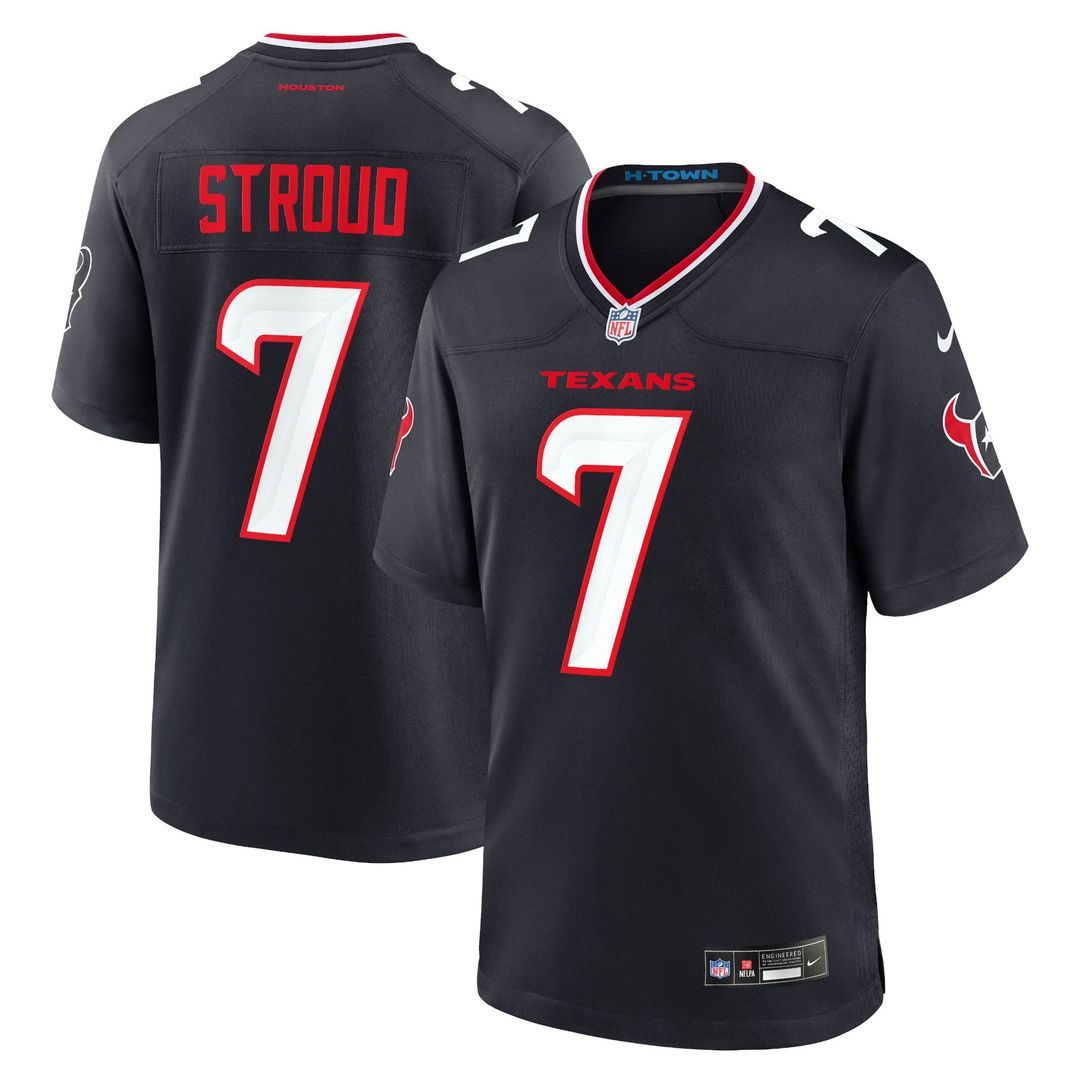 Houston Texans C.J. Stroud Nike White Game Jersey