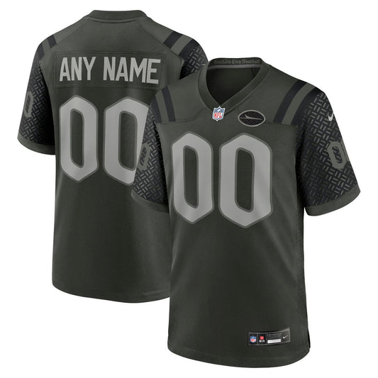 New York Jets Nike Green Rivalries Collection Custom Game Jersey