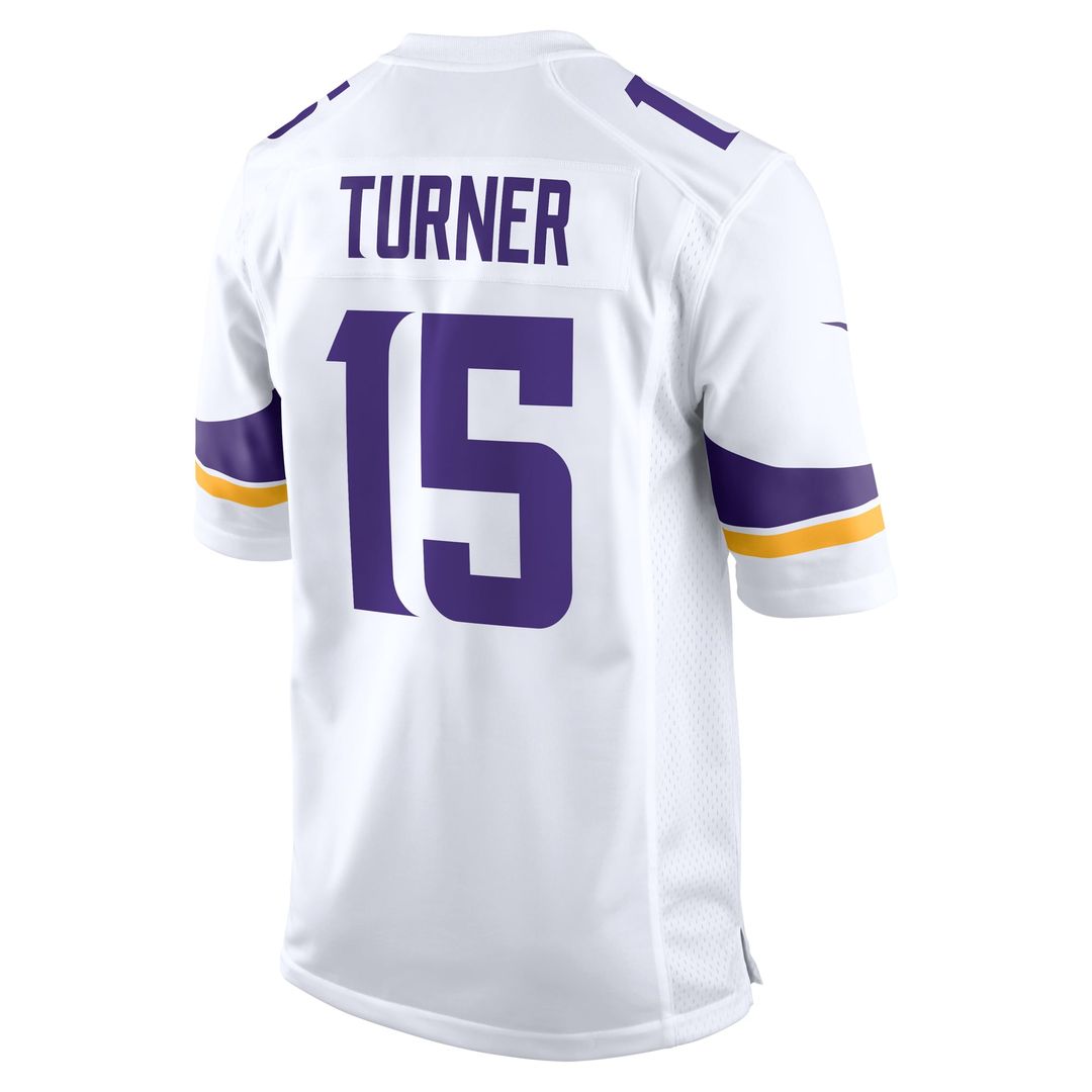 Minnesota Vikings Dallas Turner Nike White Game Jersey