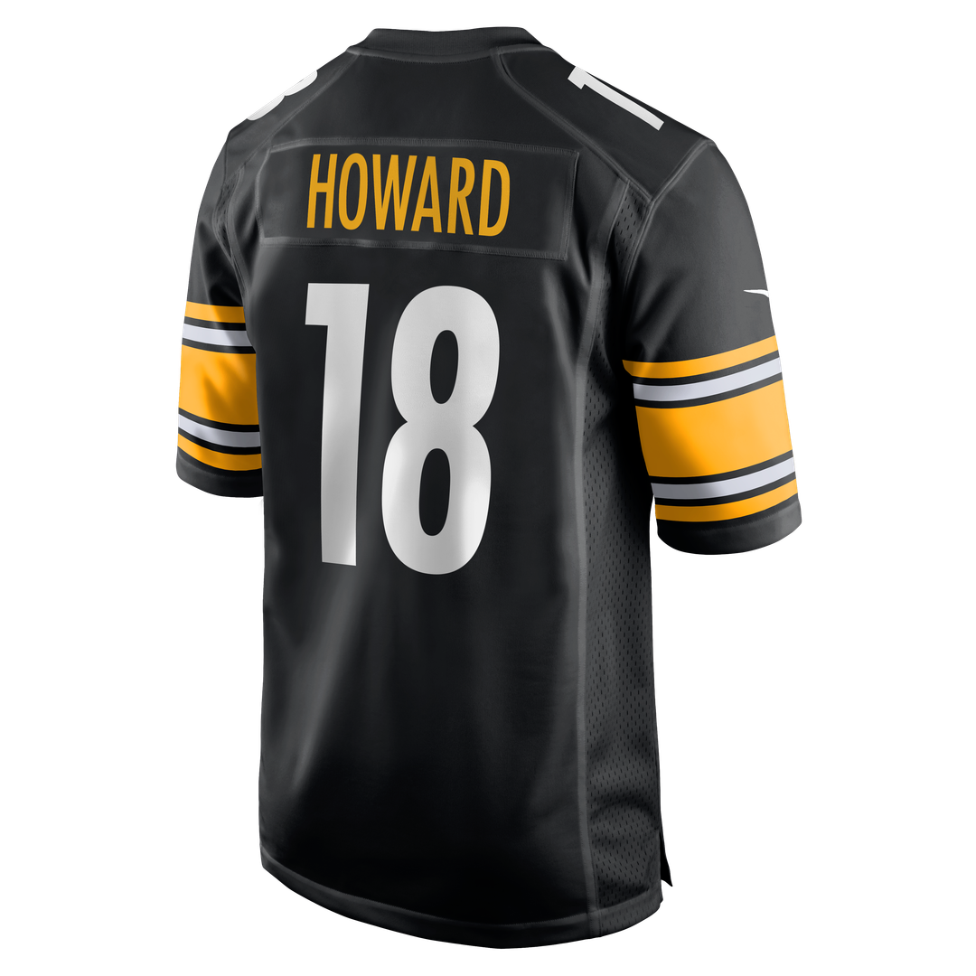 Pittsburgh Steelers Will Howard Nike Black Team Game Jersey