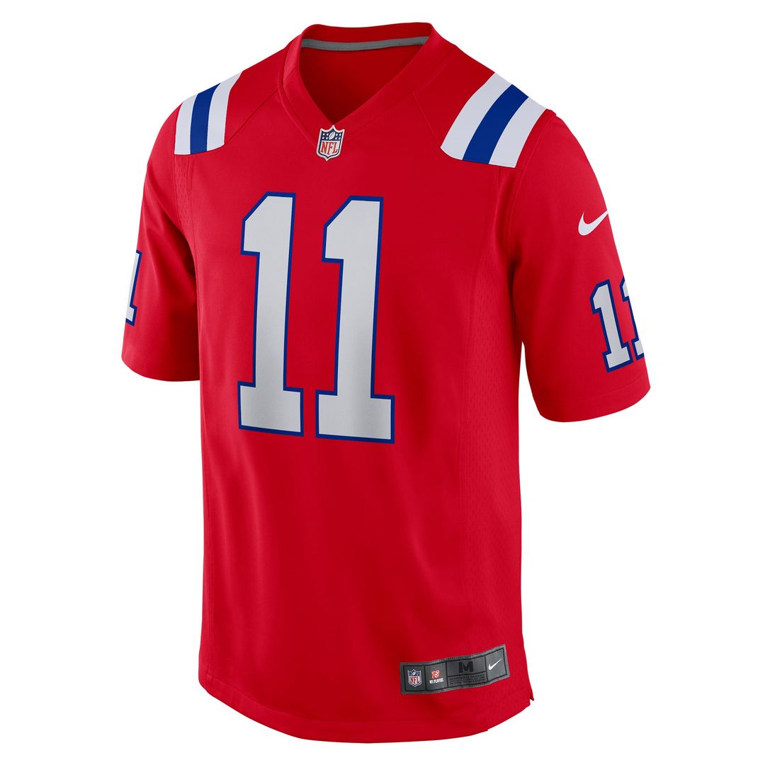 New England Patriots Drew Bledsoe Nike Red Retired Player Alternate Game Jersey