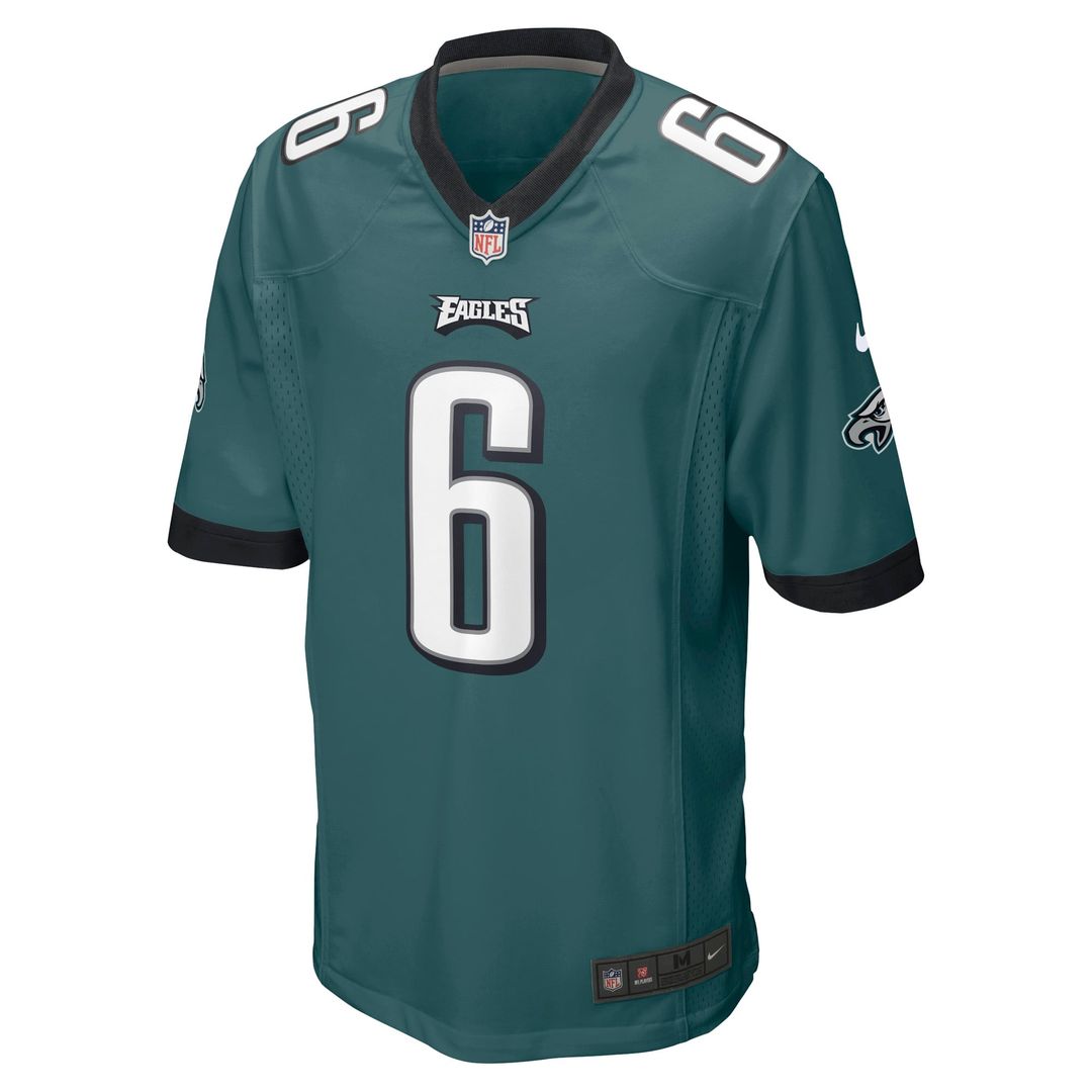 Philadelphia Eagles DeVonta Smith Nike Midnight Green Player Game Jersey