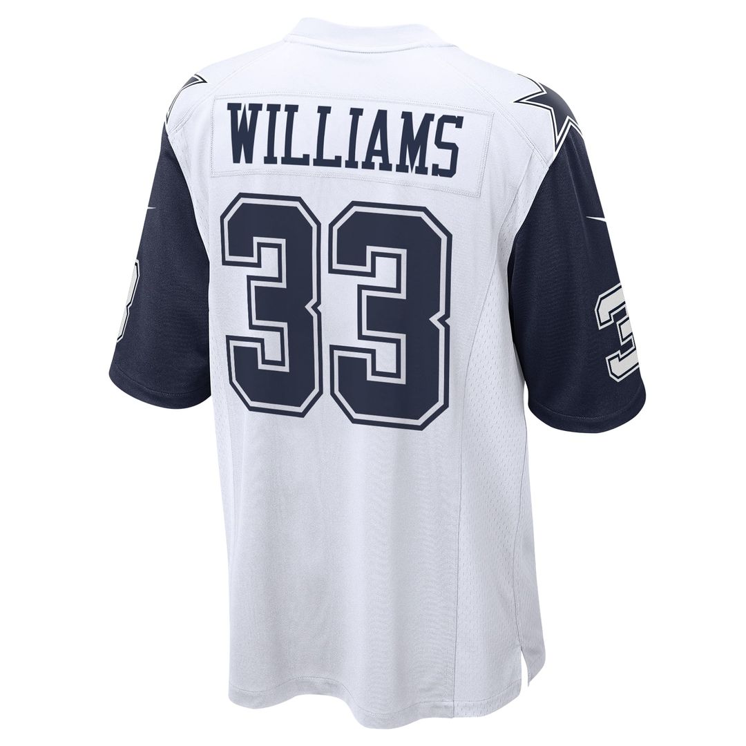 Dallas Cowboys Javonte Williams Nike Navy Team Game Jersey