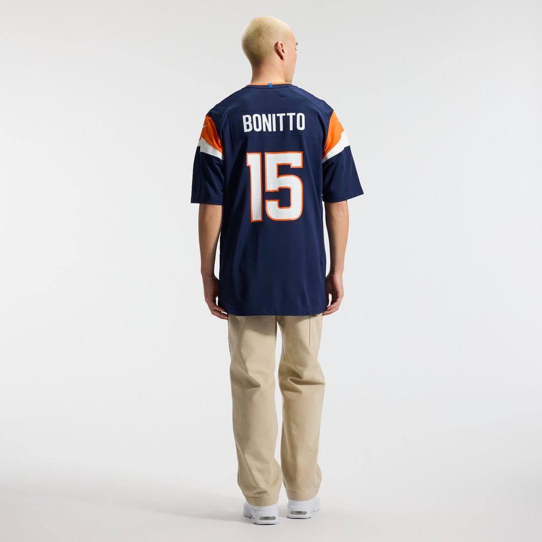 Denver Broncos Nik Bonitto Nike Orange Team Game Jersey