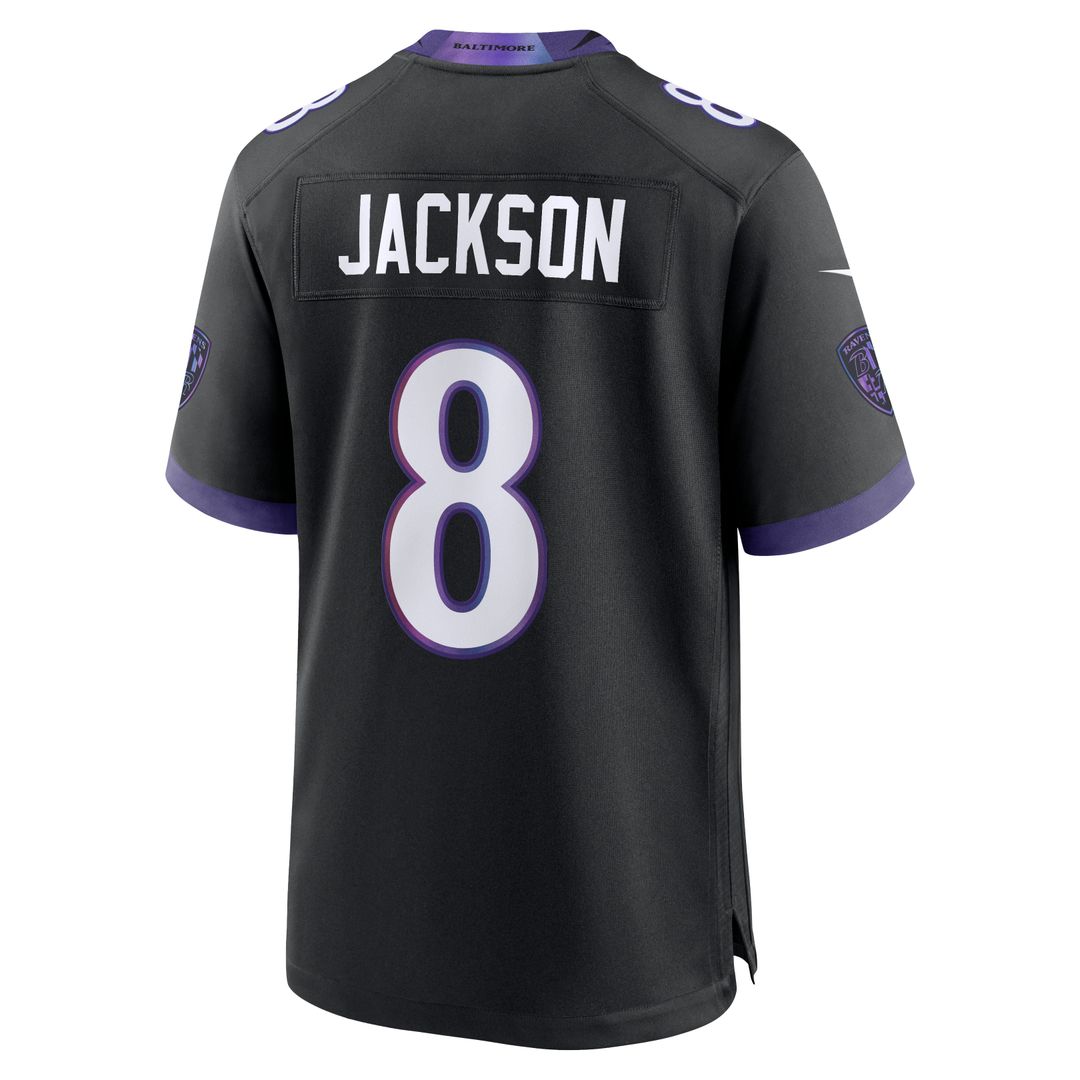 Baltimore Ravens Lamar Jackson Nike White Game Jersey