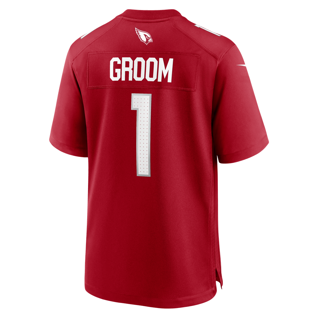 Arizona Cardinals Number 1 Groom Nike Cardinal Game Jersey