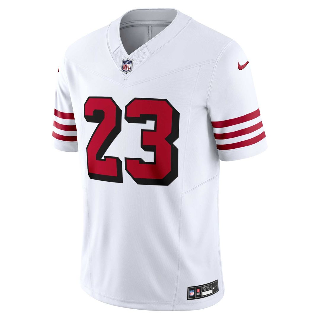 San Francisco 49ers Christian McCaffrey Nike Scarlet Vapor F.U.S.E. Limited Jersey
