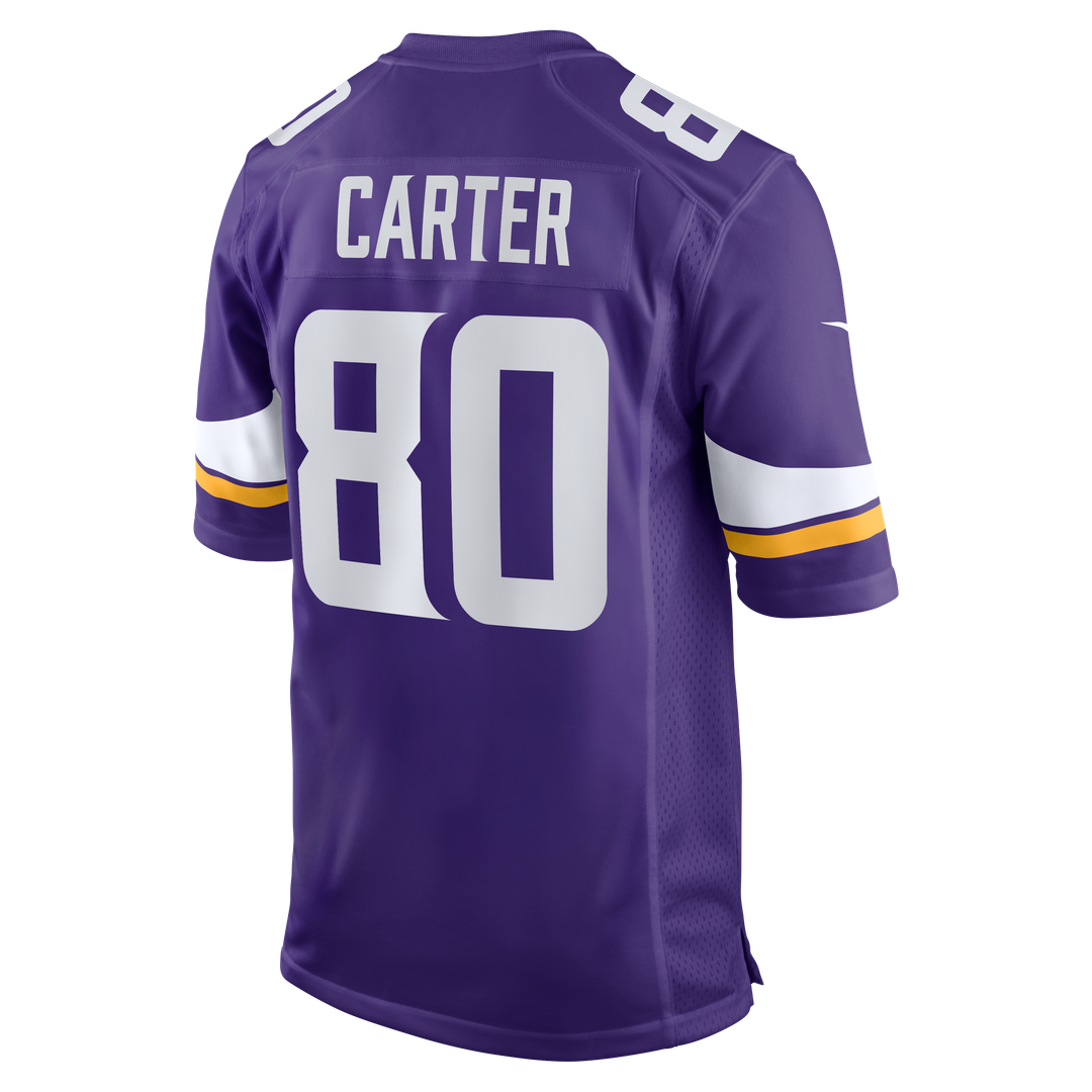 Minnesota Vikings Cris Carter Nike Purple Game Retired Player Jersey