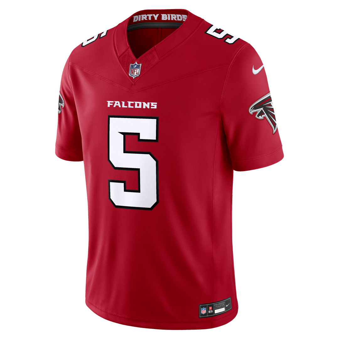 Atlanta Falcons Drake London Nike Black Alternate Throwback Vapor F.U.S.E. Stitched Limited Jersey