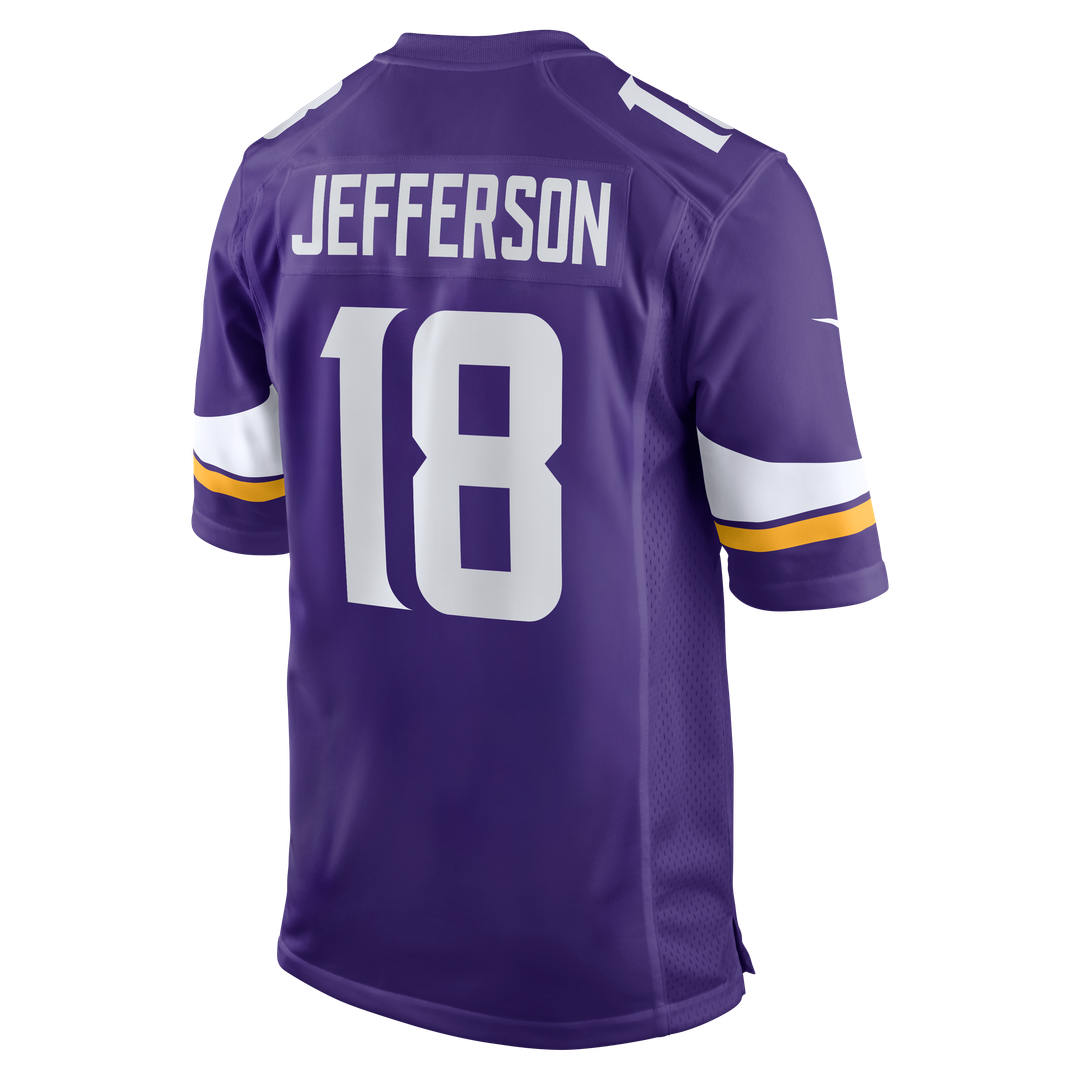 Minnesota Vikings Justin Jefferson Nike Purple Game Jersey