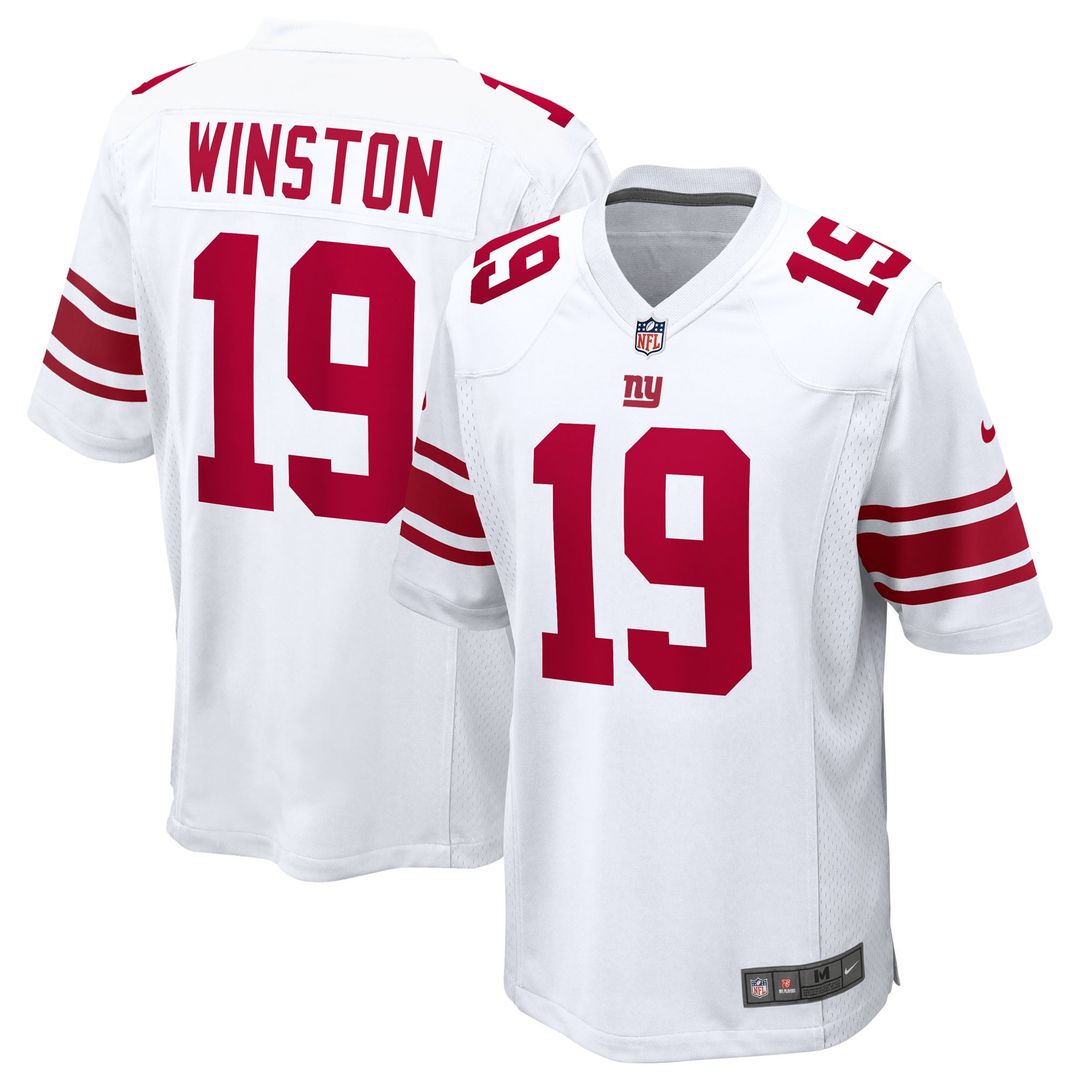 New York Giants Jameis Winston Nike Royal Team Game Jersey