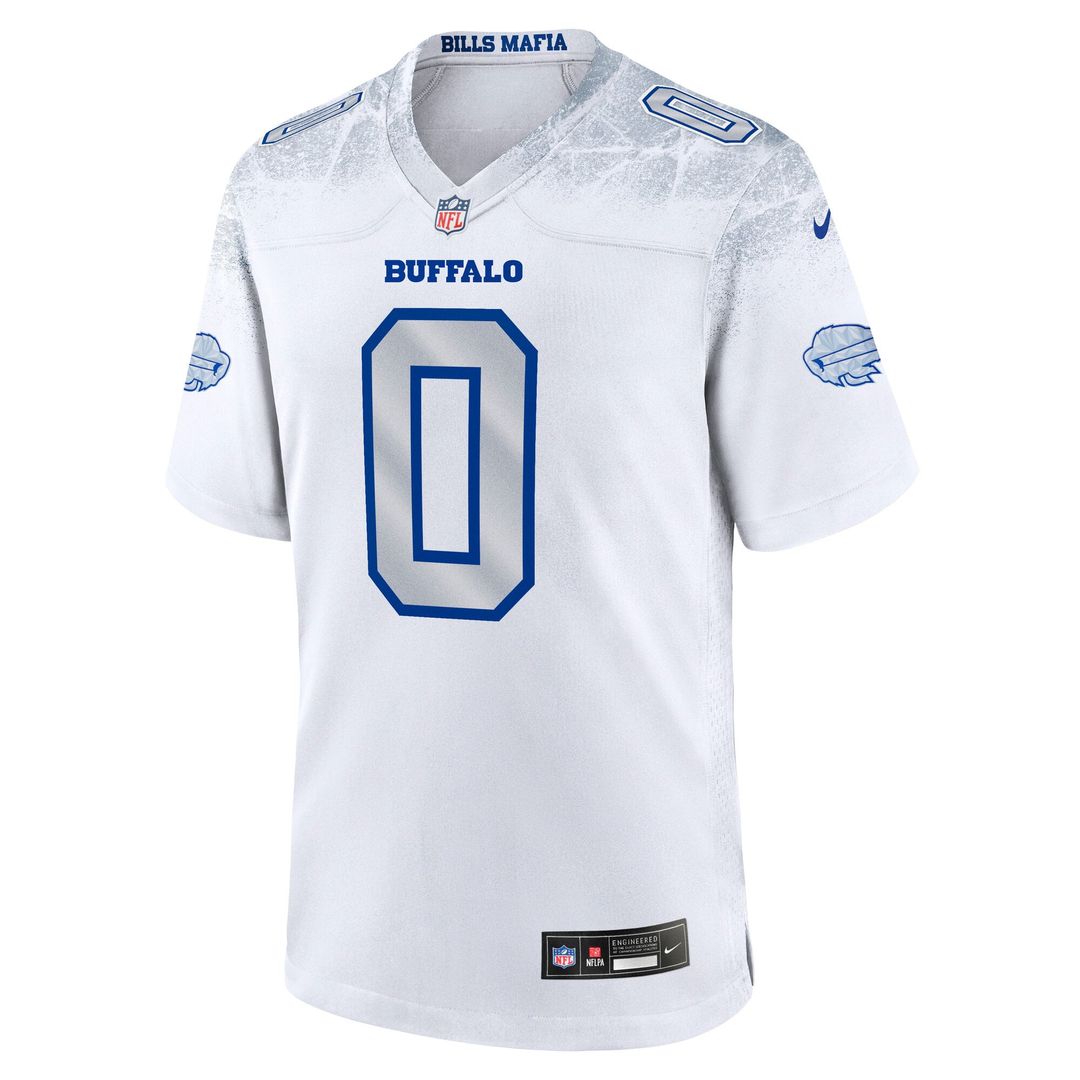Buffalo Bills Keon Coleman Nike White Rivalries Collection Game Jersey