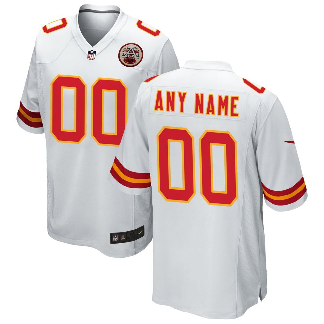 Kansas City Chiefs Nike Red Custom Game Jersey
