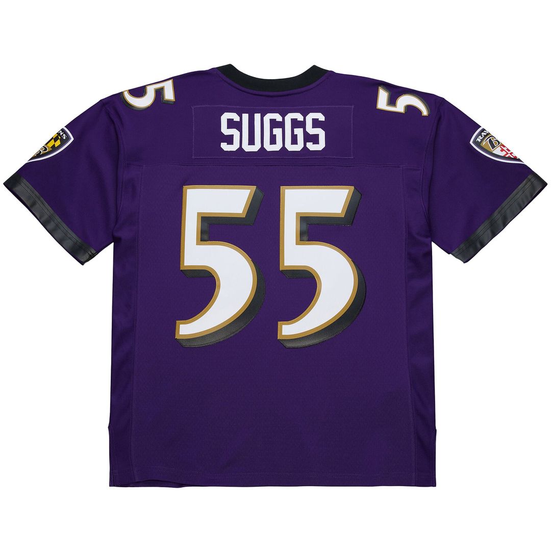 Baltimore Ravens Terrell Suggs Mitchell & Ness Purple 2003 Legacy Replica Jersey