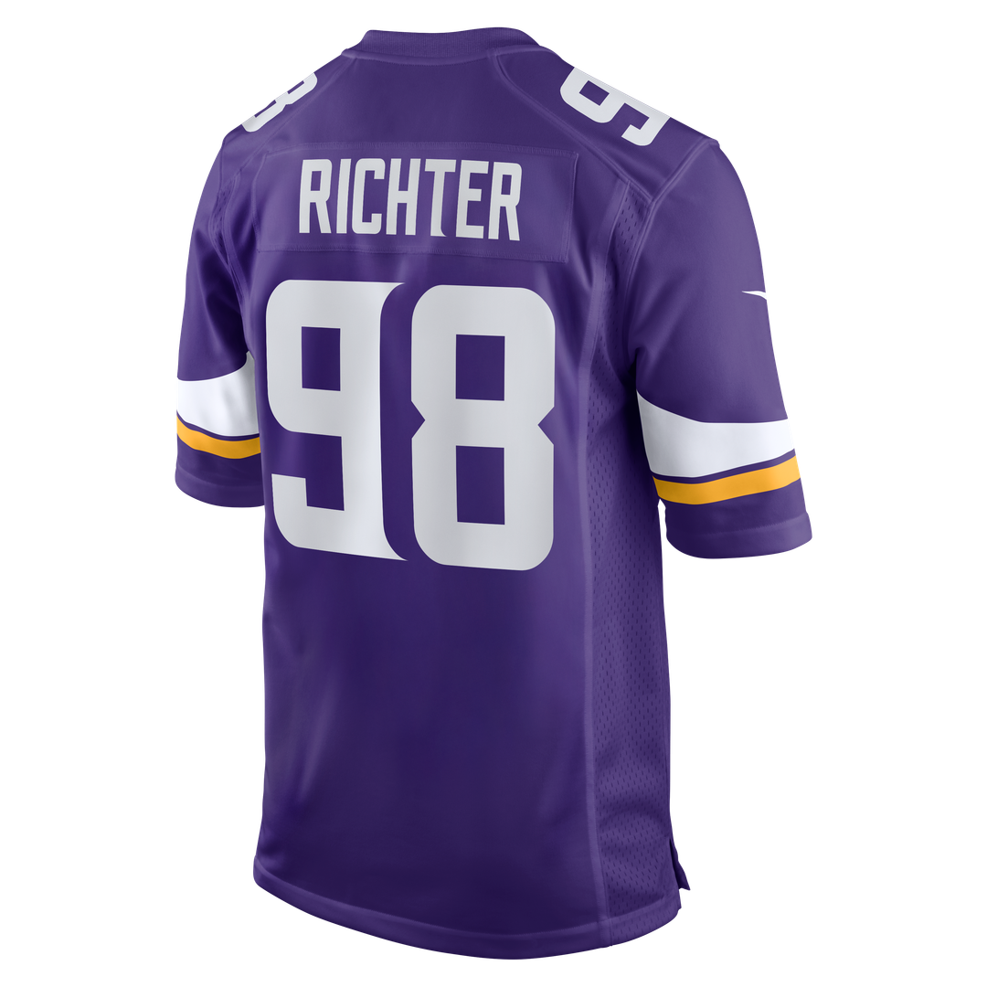 Minnesota Vikings Bo Richter Nike Purple Team Game Jersey
