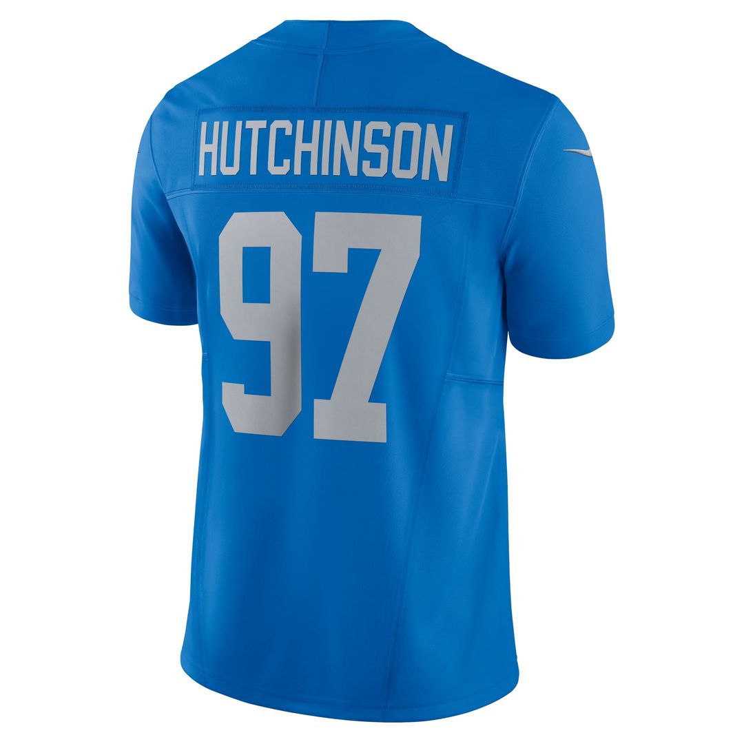 Detroit Lions Aidan Hutchinson Nike White Vapor F.U.S.E. Limited Jersey