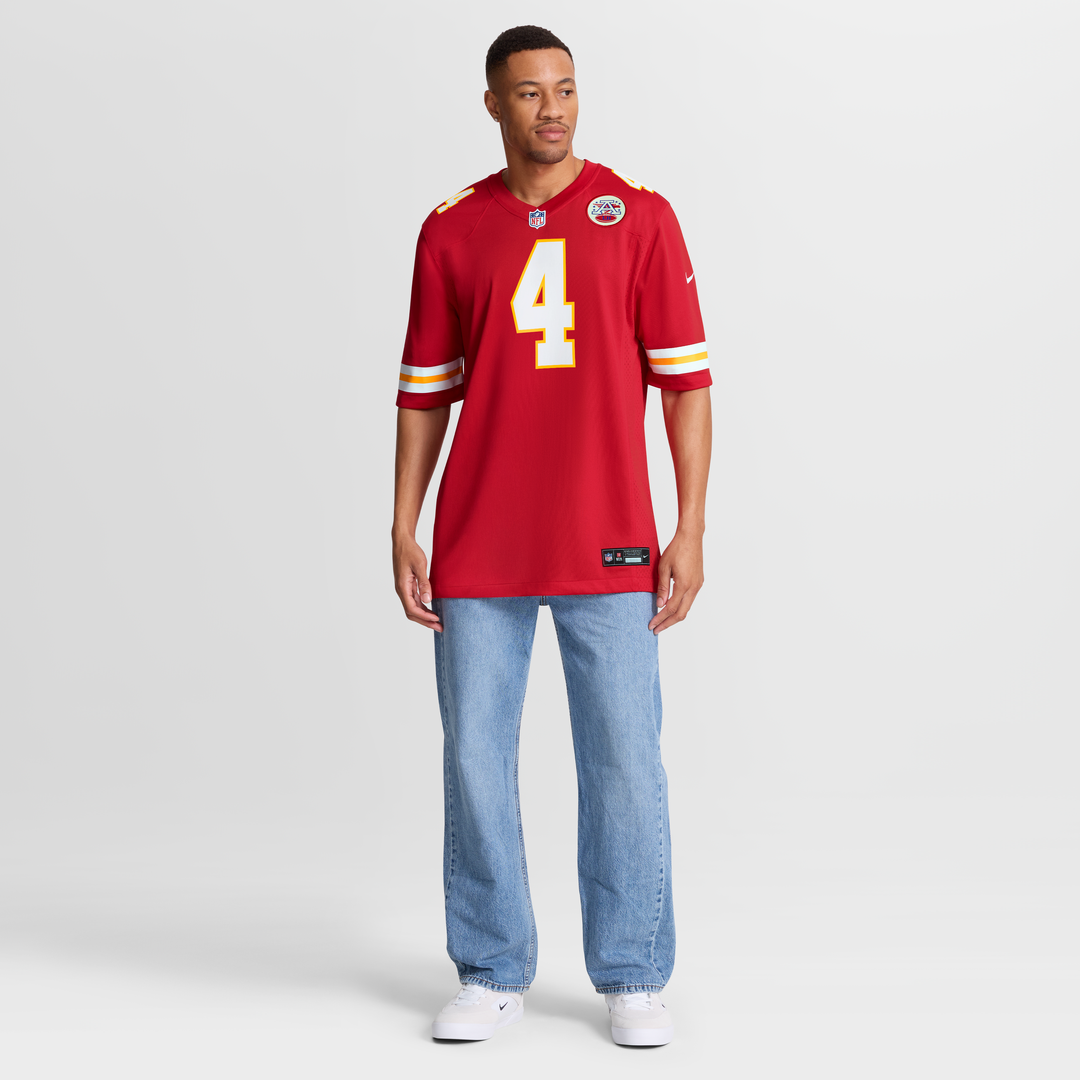 Kansas City Chiefs Rashee Rice Nike Red Game Jersey