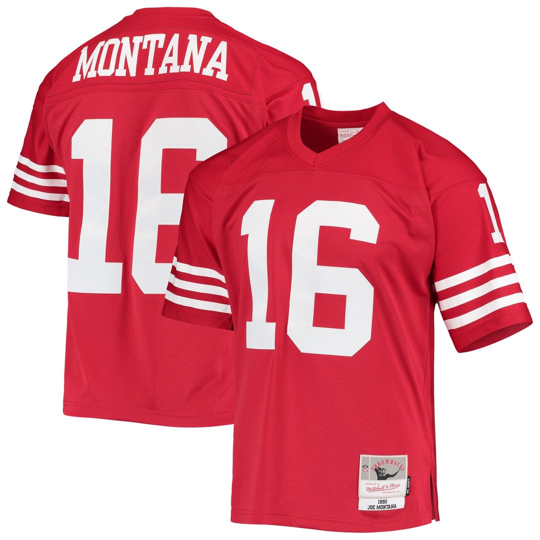 San Francisco 49ers Joe Montana Mitchell & Ness White 1990 Legacy Replica Jersey