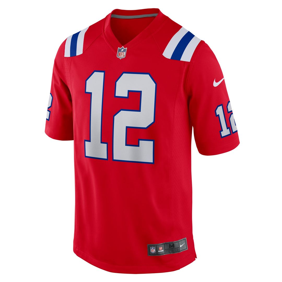 New England Patriots Nike Navy Game Retired Player Jersey