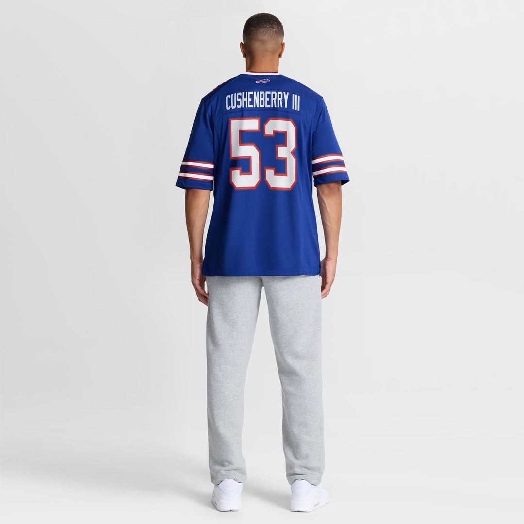 Buffalo Bills Lloyd Cushenberry III Nike Royal Team Game Jersey