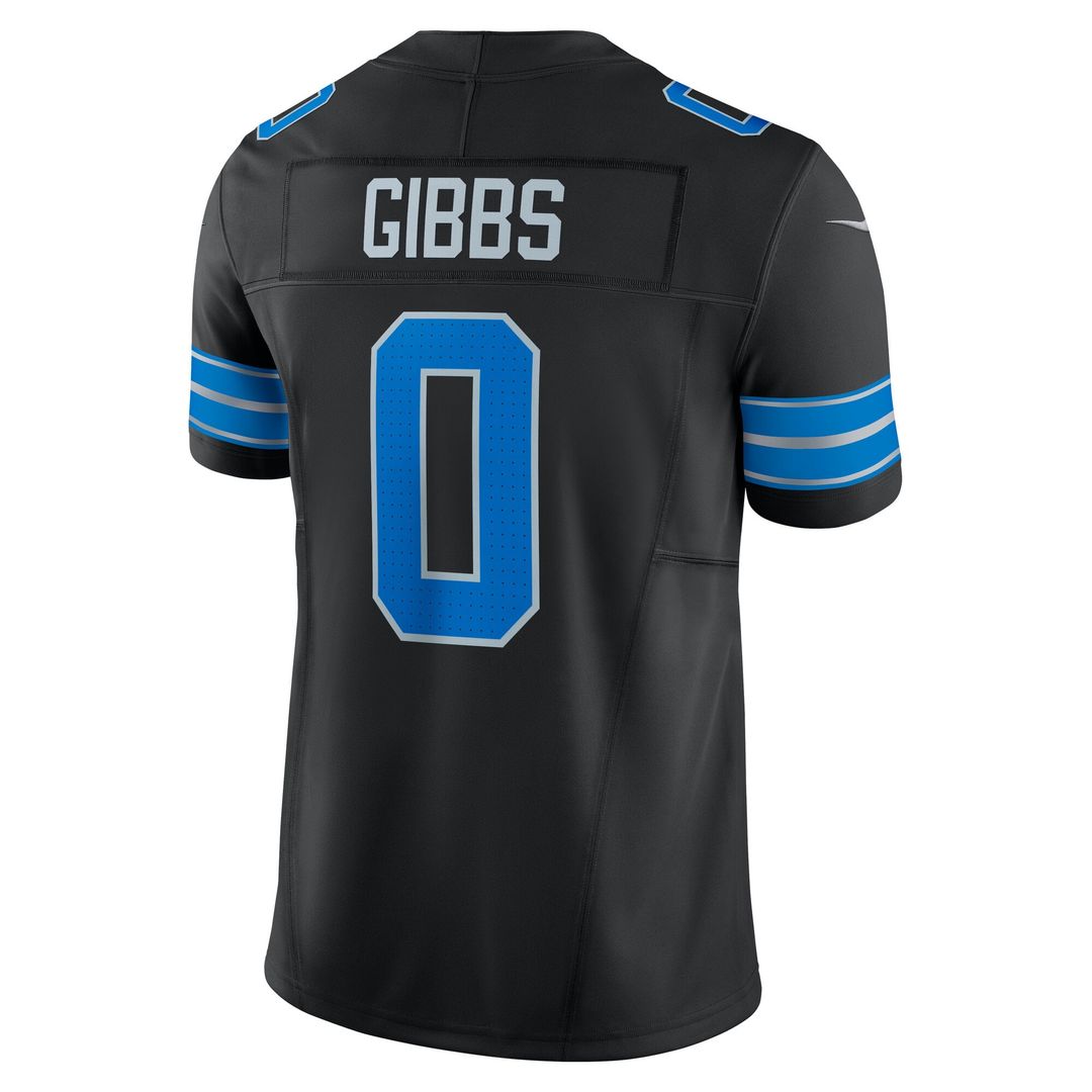 Detroit Lions Jahmyr Gibbs Nike White Vapor F.U.S.E. Limited Jersey