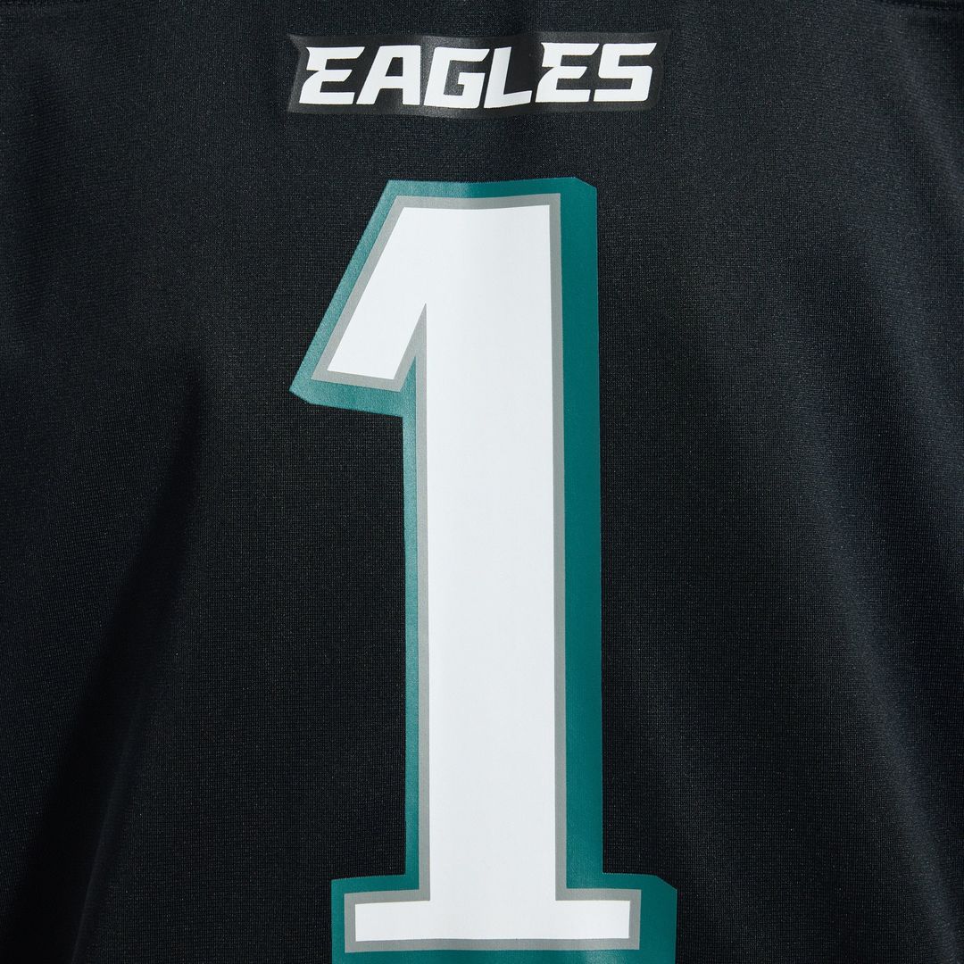 Philadelphia Eagles Jalen Hurts Nike Midnight Green Team Game Jersey