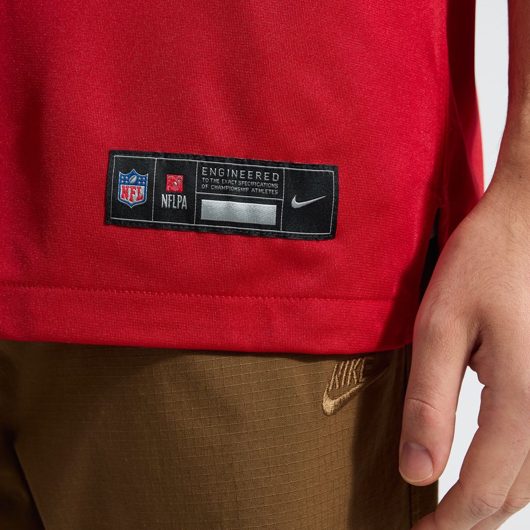 New York Giants Malik Nabers Nike Century Red Alternate Game Jersey