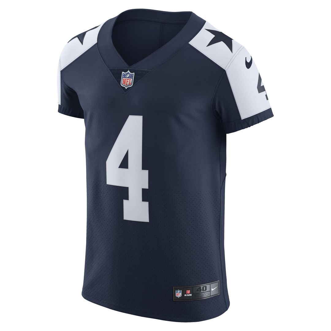 Dallas Cowboys Dak Prescott Nike White Vapor Elite Player Jersey