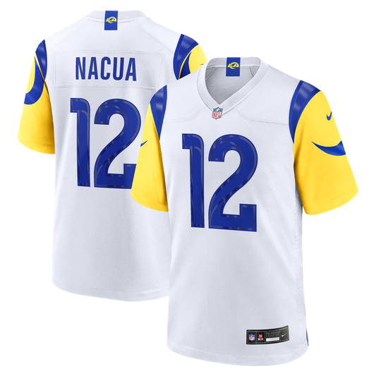 Los Angeles Rams Puka Nacua Nike White White Game Player Jersey