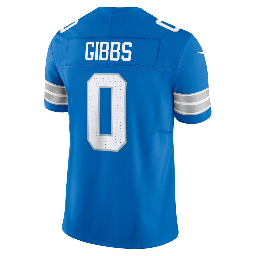 Detroit Lions Jahmyr Gibbs Nike Black 2nd Alternate Vapor F.U.S.E. Limited Jersey