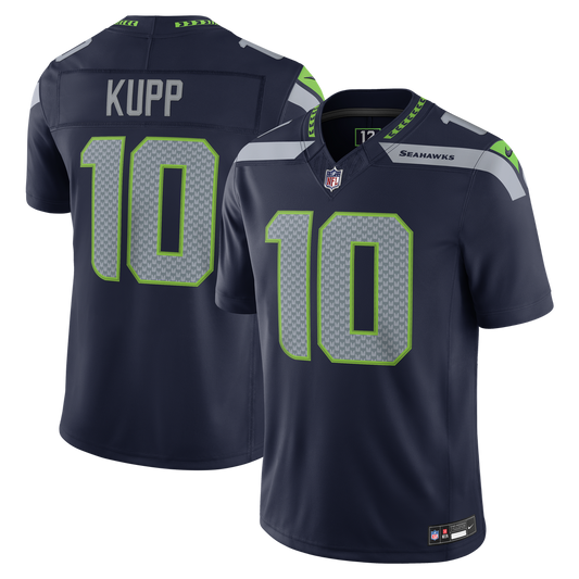 Seattle Seahawks Cooper Kupp Nike College Navy Team Vapor F.U.S.E. Stitched Limited Jersey