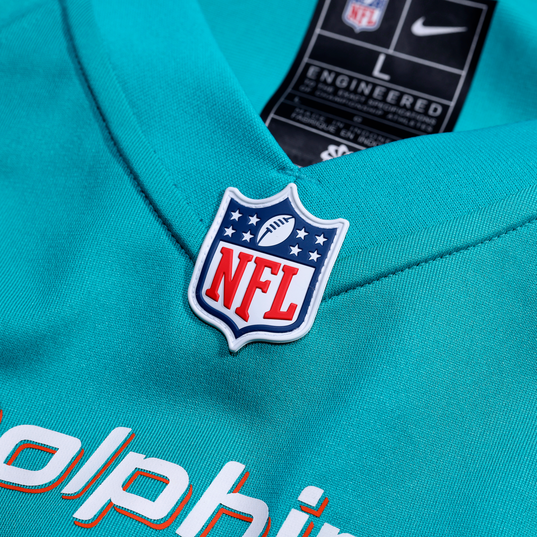 Miami Dolphins Chris Johnson Nike Aqua Team Game Jersey