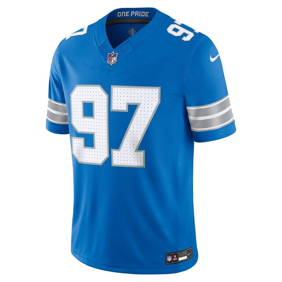 Detroit Lions Aidan Hutchinson Nike Black Alternate Vapor F.U.S.E. Stitched Limited Jersey