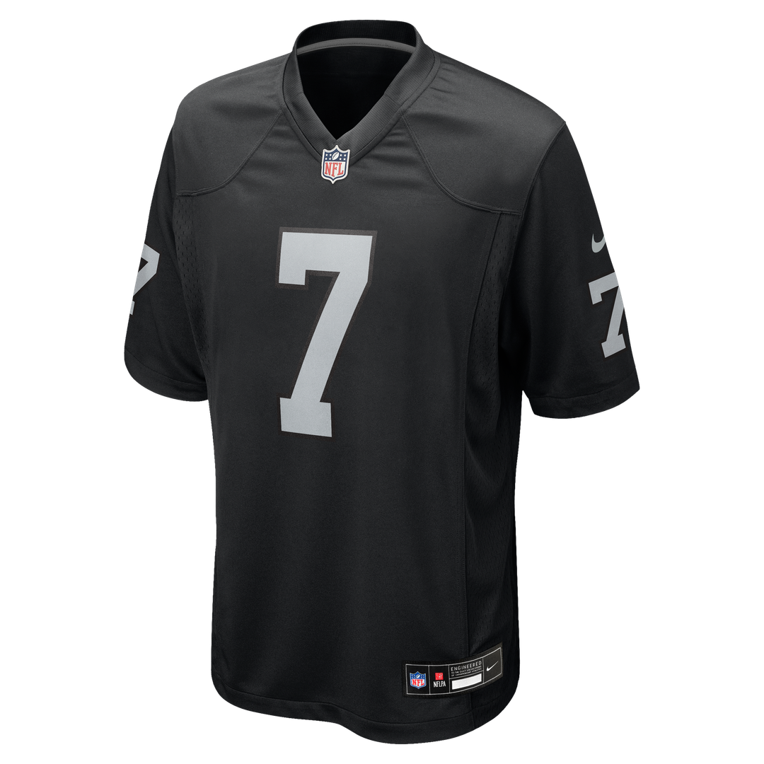 Las Vegas Raiders Quay Walker Nike Black Team Game Jersey