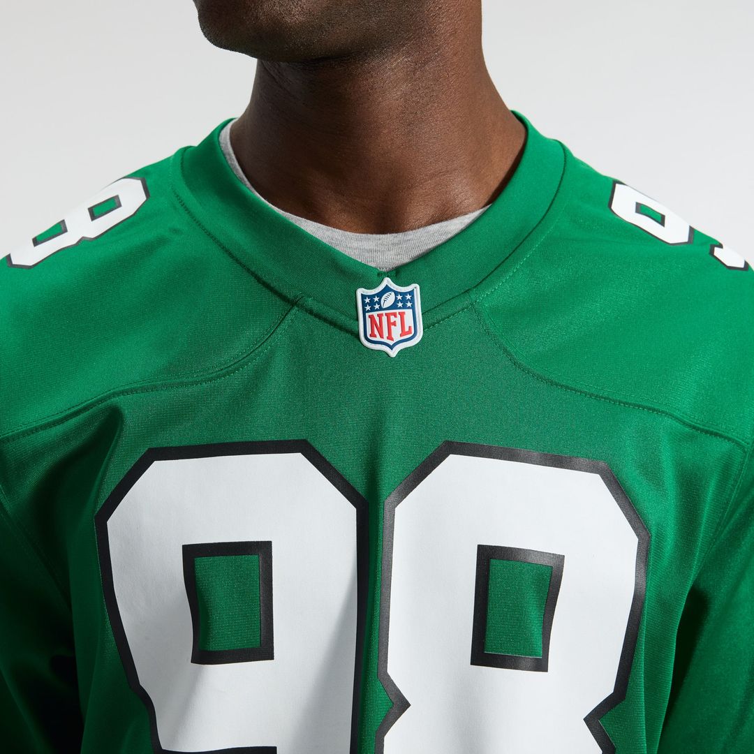 Philadelphia Eagles Jalen Carter Nike Midnight Green Team Game Jersey