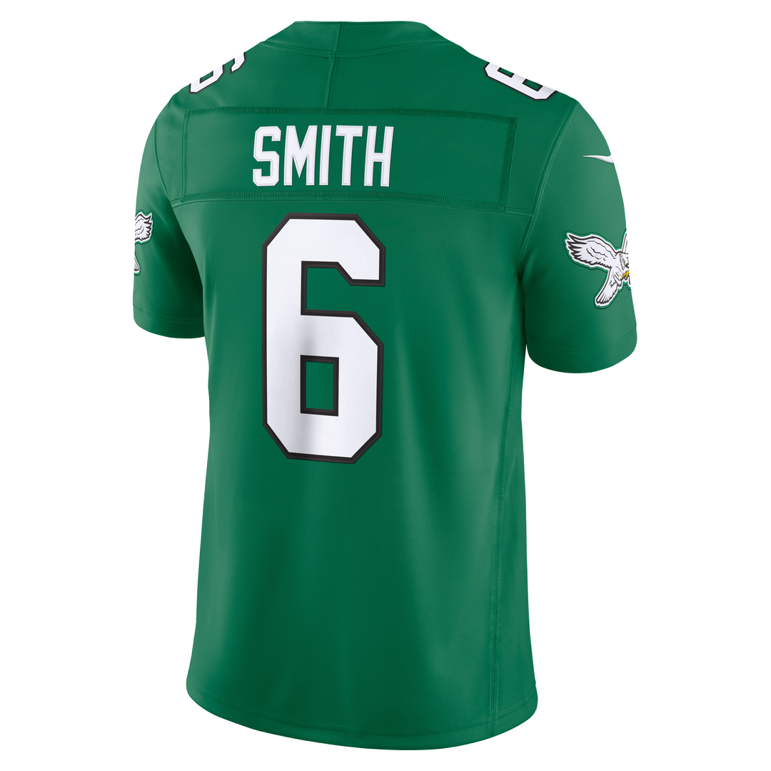Philadelphia Eagles DeVonta Smith Nike Kelly Green Alternate Vapor F.U.S.E. Stitched Limited Jersey