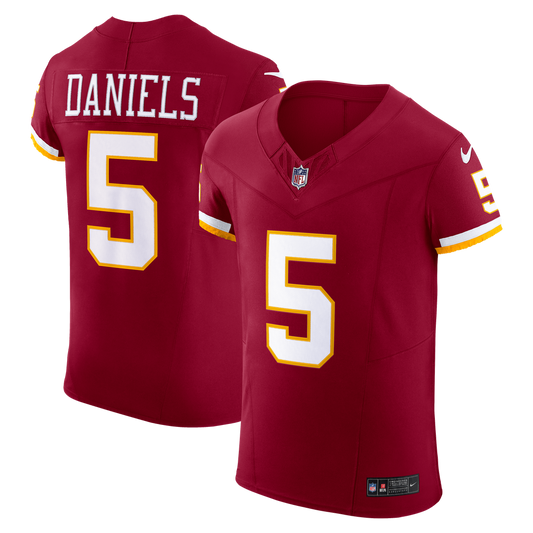 Washington Commanders Jayden Daniels Nike Burgundy Team Vapor F.U.S.E. Elite Jersey