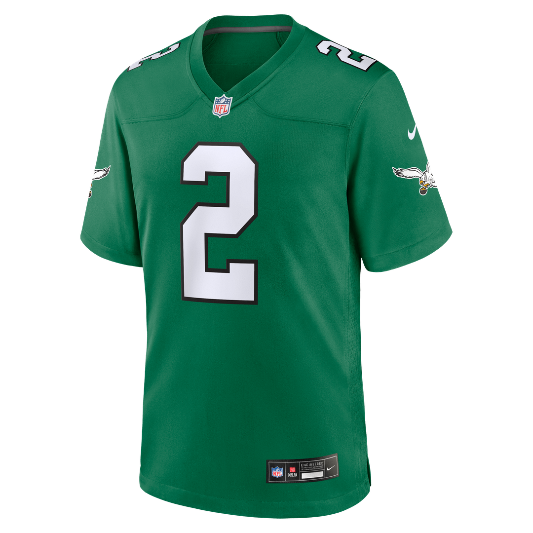 Philadelphia Eagles Tariq Woolen Nike Kelly Green Alternate Game Jersey