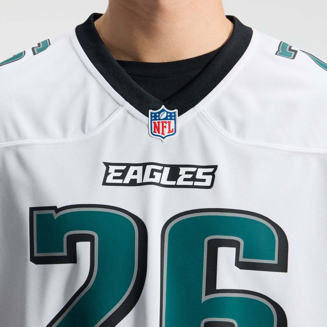 Philadelphia Eagles Saquon Barkley Nike Black Alternate Game Jersey