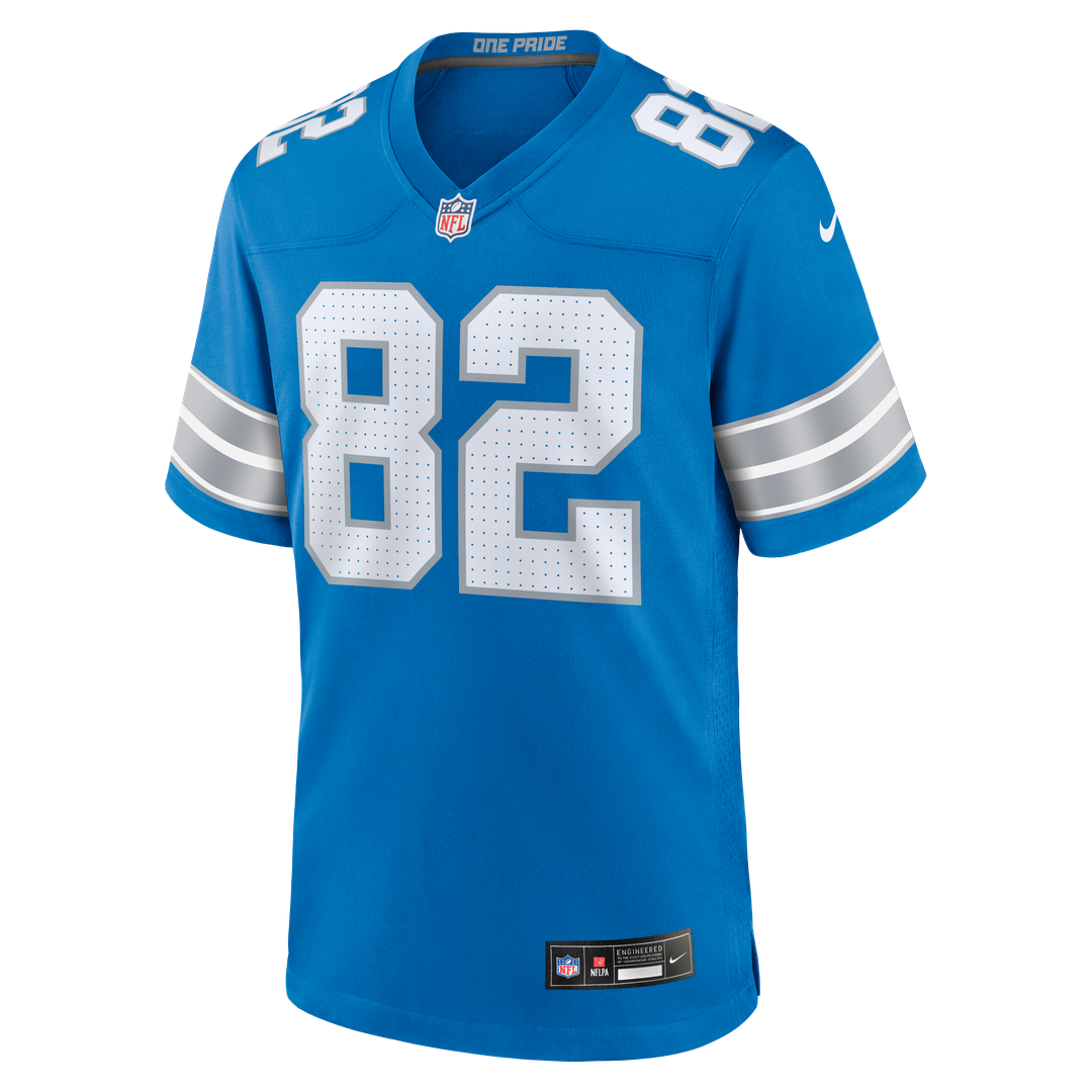 Detroit Lions Thomas Gordon Nike Blue Team Game Jersey