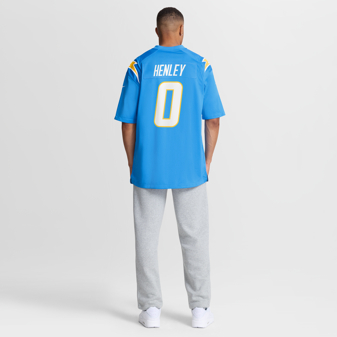 Los Angeles Chargers Daiyan Henley Nike Powder Blue Team Game Jersey
