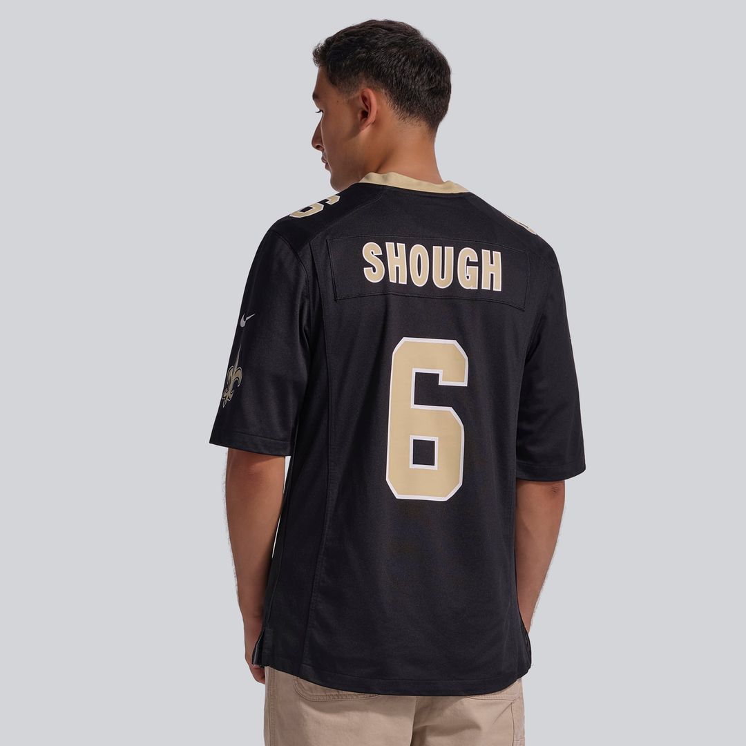 New Orleans Saints Tyler Shough Nike Gold Alternate Game Player Jersey
