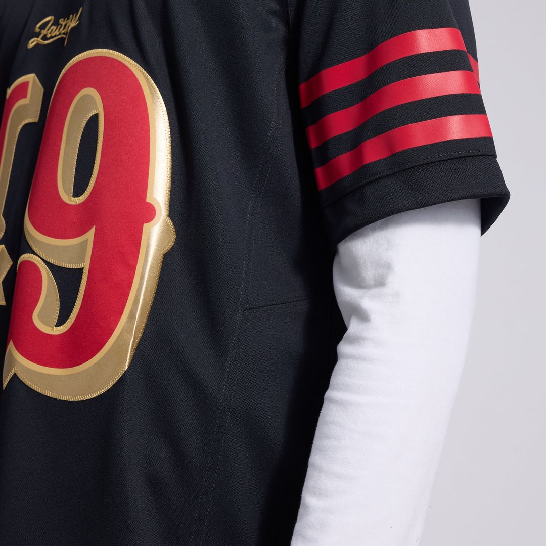 San Francisco 49ers The Faithful Nike Black Rivalries Collection Stitched Limited Jersey