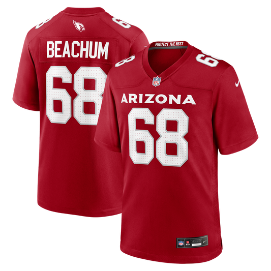 Arizona Cardinals Kelvin Beachum Nike Cardinal Team Game Jersey