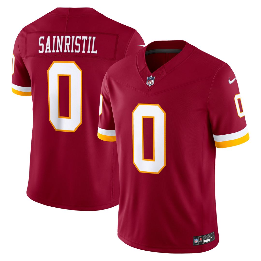 Washington Commanders Mike Sainristil Nike White Vapor F.U.S.E. Stitched Limited Jersey