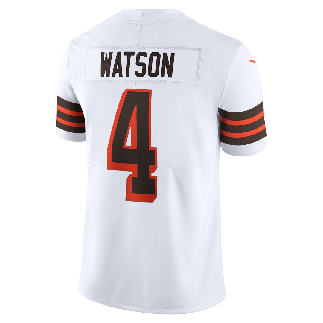 Cleveland Browns Deshaun Watson Nike White 2021 Alternate Vapor Limited Jersey